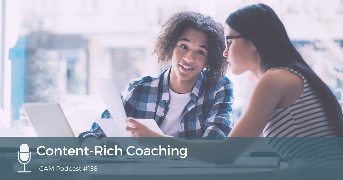 158 Content Rich Coaching Coach Approach Ministries