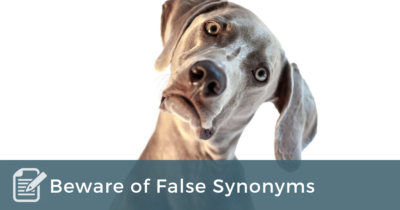 false synonyms
