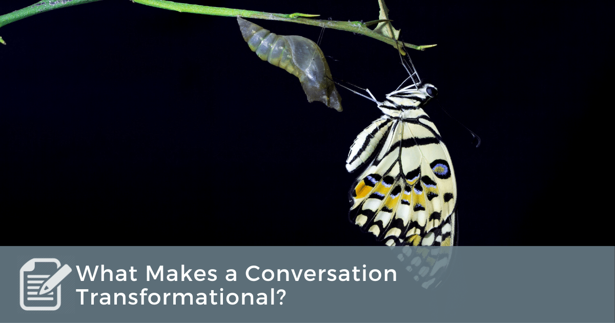 The 3 Things Every Transformational Conversation Needs